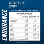 Applied Nutrition Endurance Sprint Energy Gel with Caffeine 60g, Box of 20 – nutrition facts