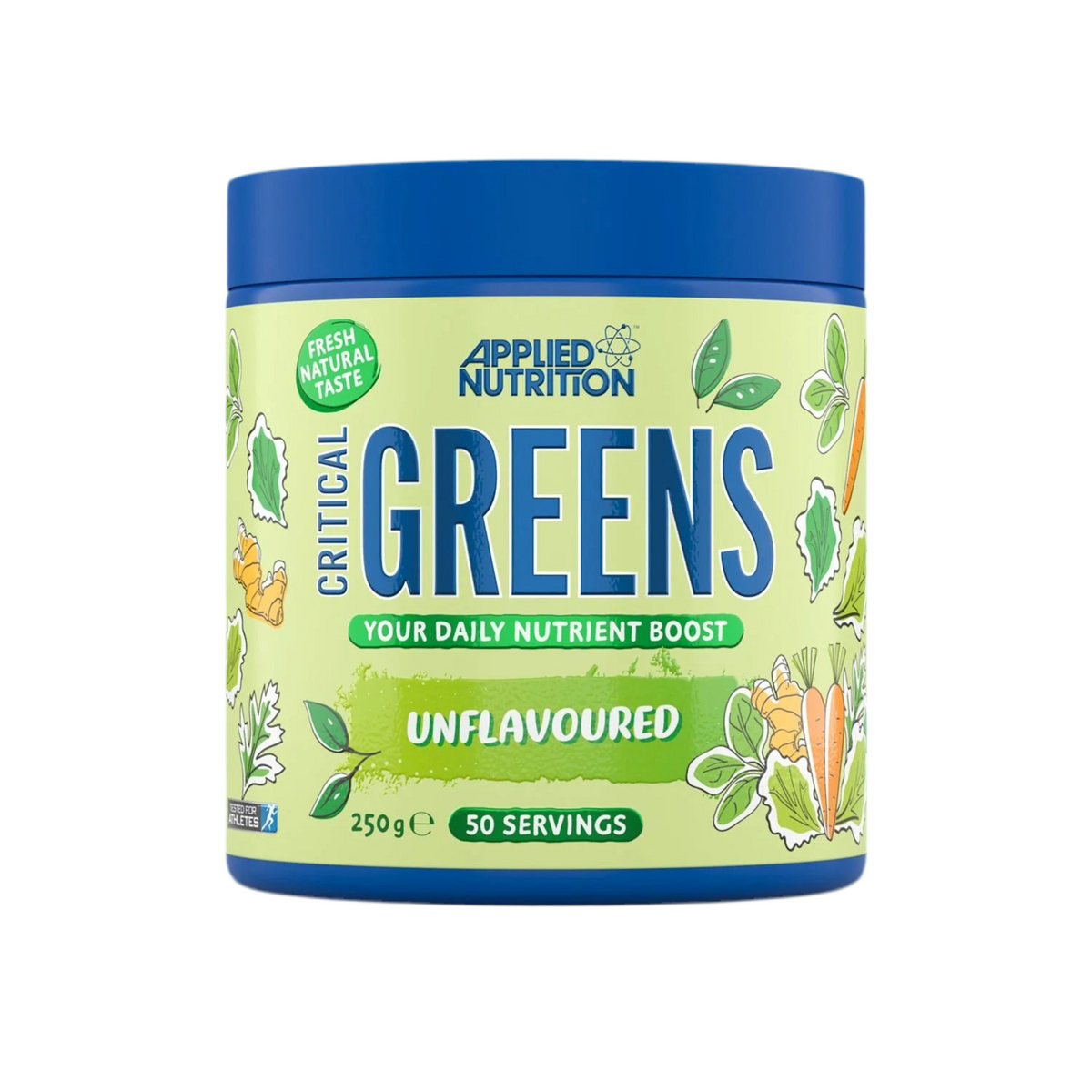 Applied Nutrition Critical Greens Powder Unflavoured | 17 Green Superfood Extracts in One Scoop