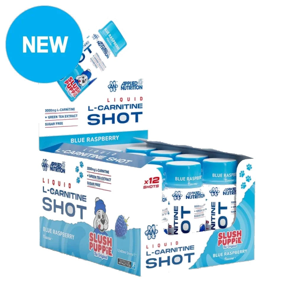 Applied Nutrition L-Carnitine 3000 Shot, 12 x 60ml - Slush Puppie Blue Raspberry