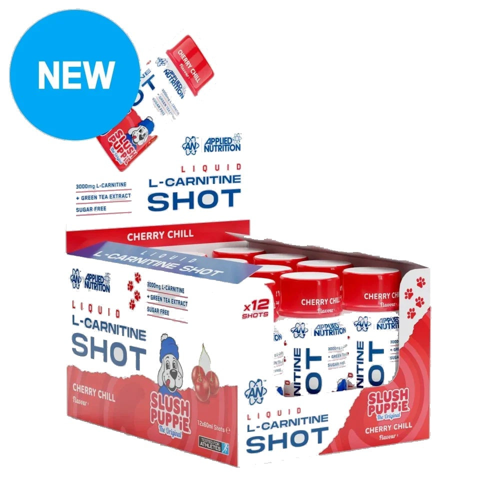 Applied Nutrition L-Carnitine 3000 Shot, 12 x 60ml - Slush Puppie Cherry Chill