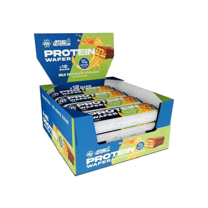 Applied Nutrition Protein Wafer, 12 x 39g - Milk Chocolate Pistachio