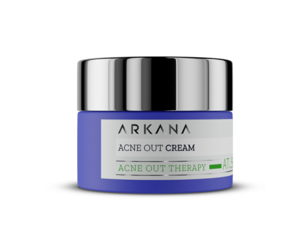 Arkana Acne Out Mattifying Cream 50ml | Lightweight Mattifying Day Cream