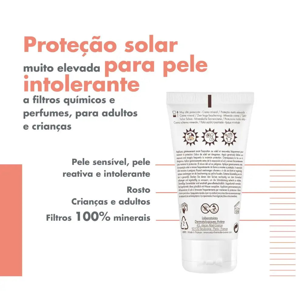 Avène Very High Protection Mineral Cream SPF50+ 50ml – product photo