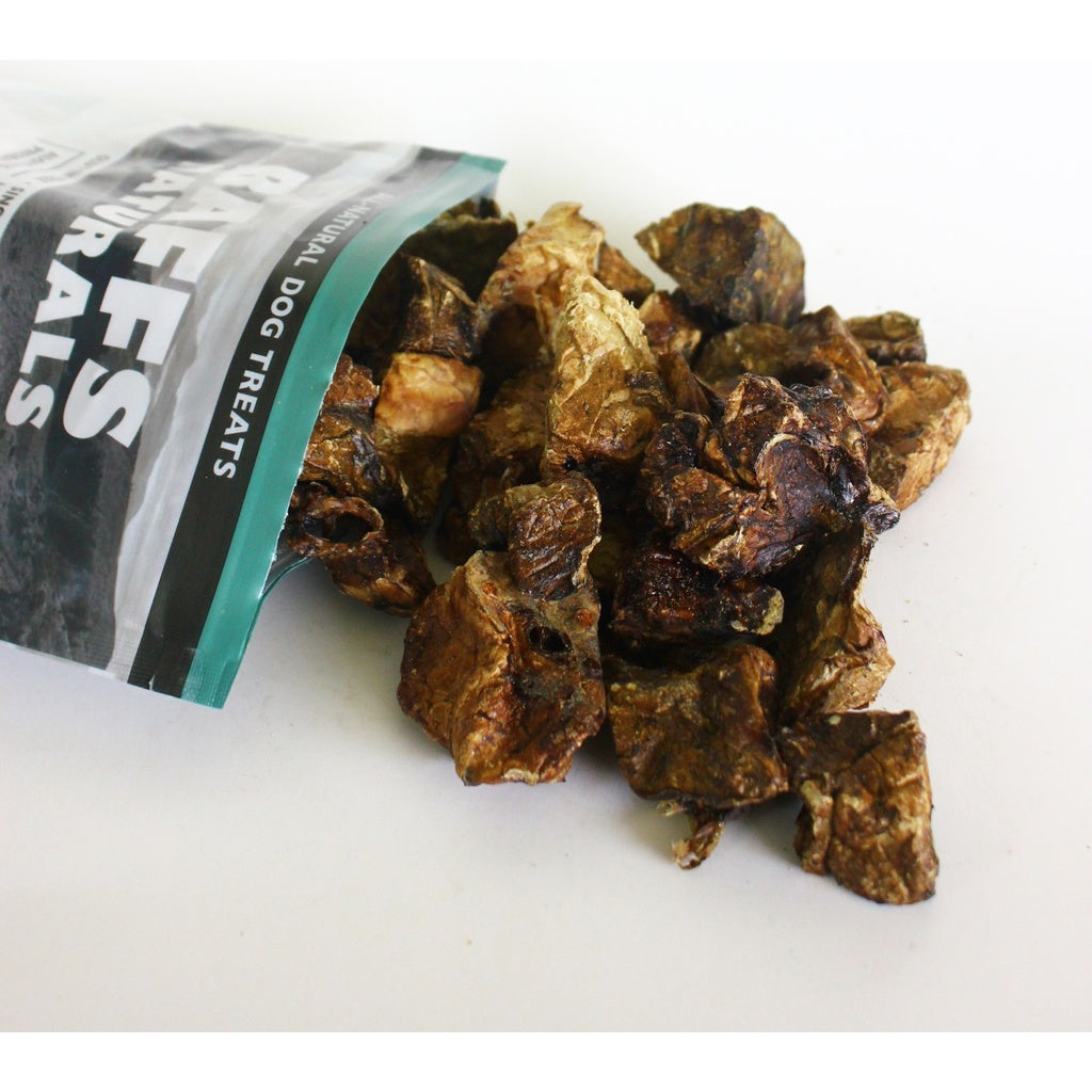 Baffs Naturals Beef Lung Cubes Dog Treats 100g – product photo