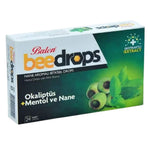 BeeDrops Eucalyptus, Menthol & Mint Herbal Lozenges (Mint), 24 Lozenges – product photo