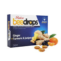 BeeDrops Ginger, Turmeric & Juniper Herbal Lozenges (Mandarin), 24 Lozenges