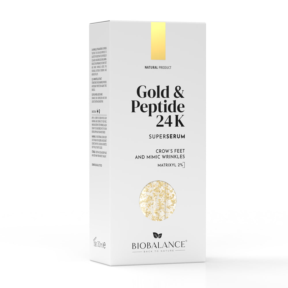 Biobalance 24K Gold & Peptide Serum 30ml | Brightening & Firming Serum – product photo