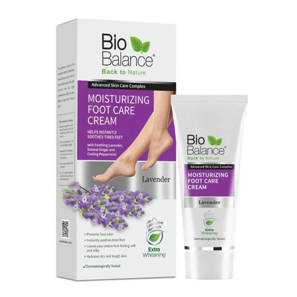 Biobalance Instant Relief Moisturizing Foot Care Cream 60ml | Refreshing Foot Moisture
