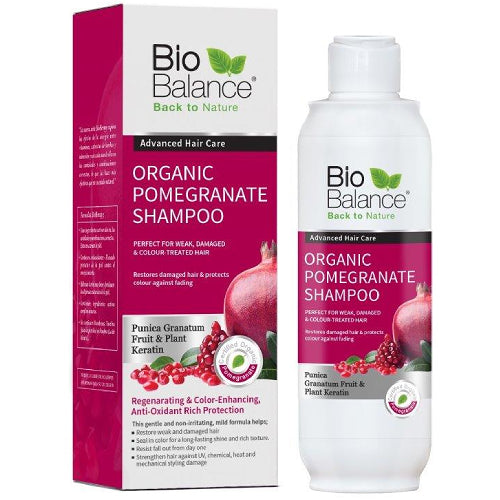Biobalance Organic Pomegranate Shampoo 330ml | Colour Care & Nourishment