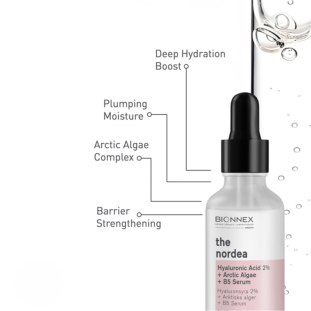 Bionnex The Nordea Intense Moisturizing Hyaluronic Acid Serum 30ml | Triple Hyaluronic Hydration – product photo
