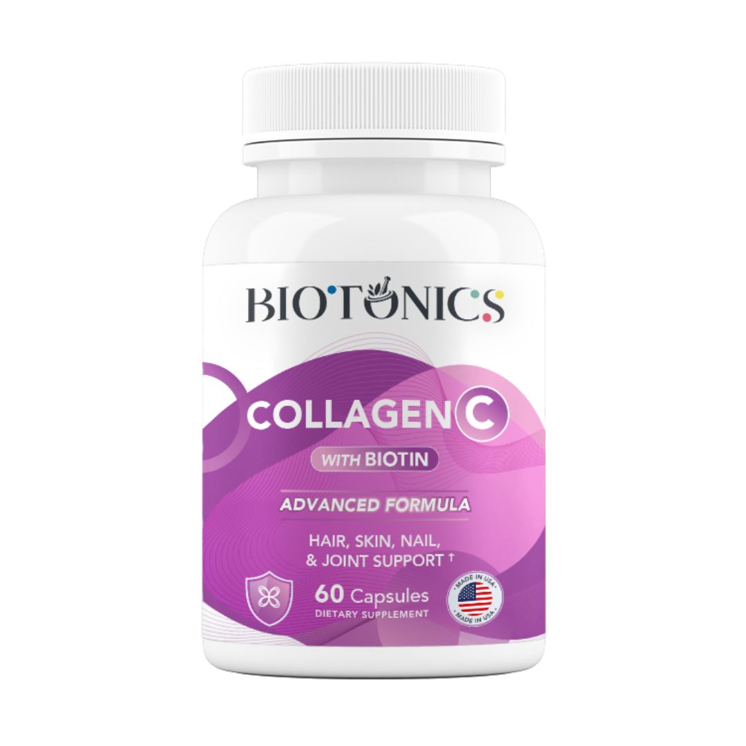 Biotonics Collagen C with Biotin, 60 Capsules