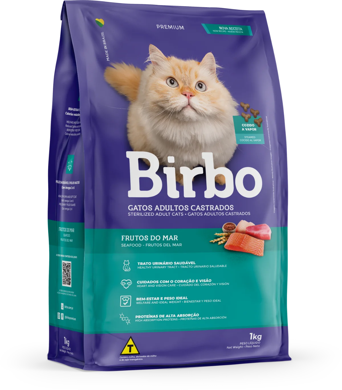 BIRBO Premium Sterilised Adult Cat Dry Cat Food 1kg