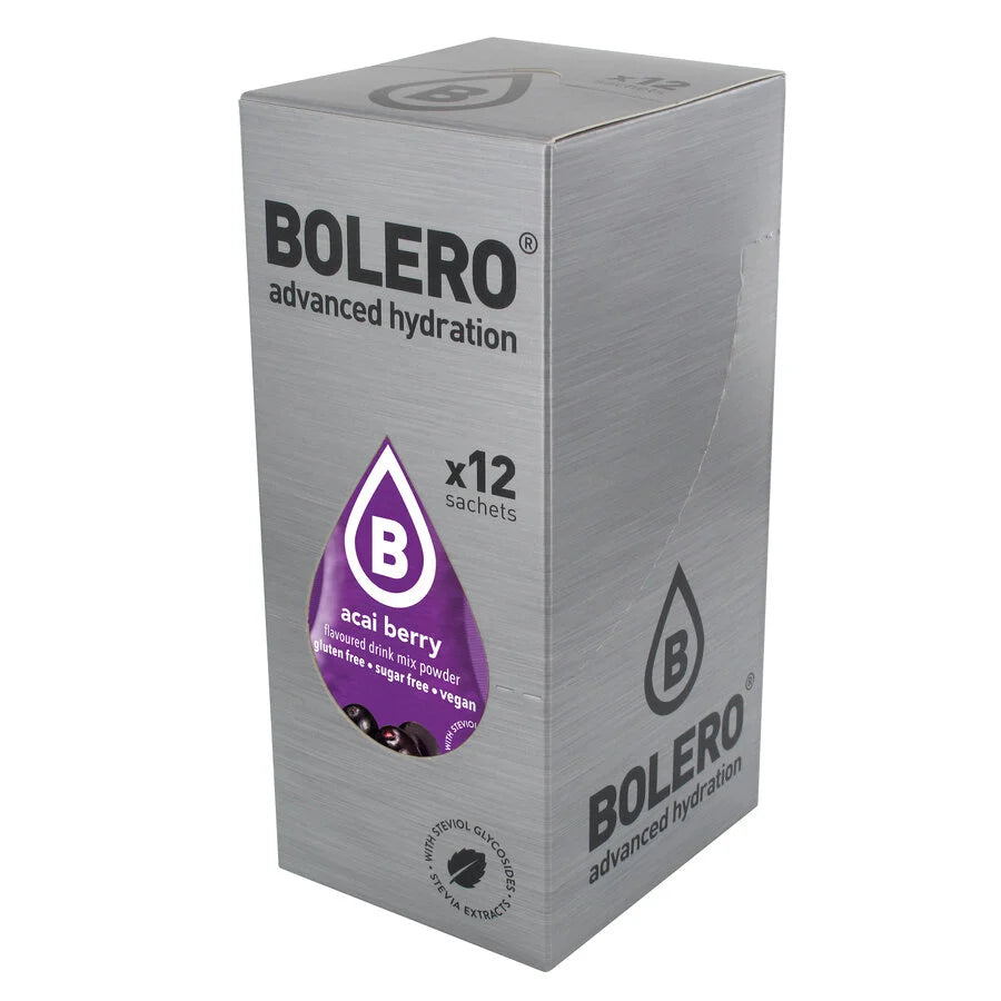 Bolero Advanced Hydration Açai Berry, 12 Sachets | Sugar-Free Drink Mix, Makes 1.5 L – product photo