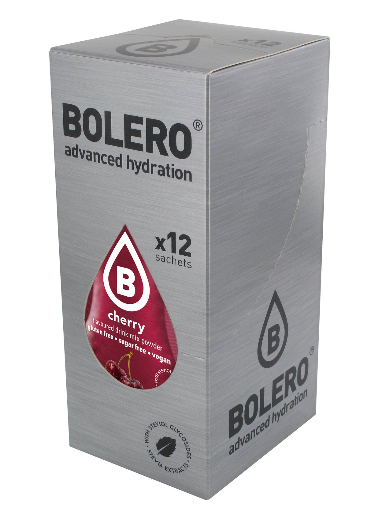 Bolero Advanced Hydration Cherry, 12 Sachets | Sugar-Free Drink Mix, Makes 1.5 L – product photo