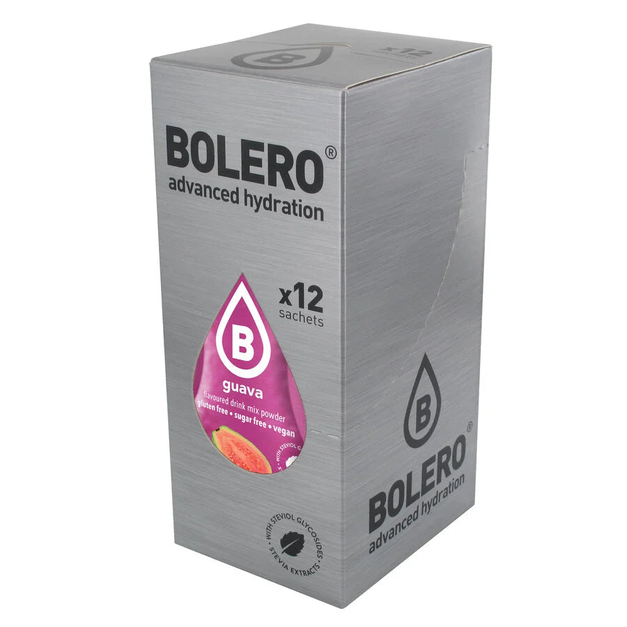 Bolero Advanced Hydration Guava, 12 Sachets | Sugar-Free Drink Mix, Makes 1.5 L – product photo