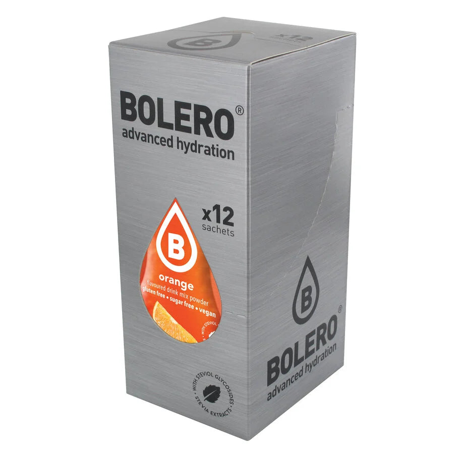 Bolero Advanced Hydration Orange, 12 Sachets | Sugar-Free Drink Mix, Makes 1.5 L – product photo