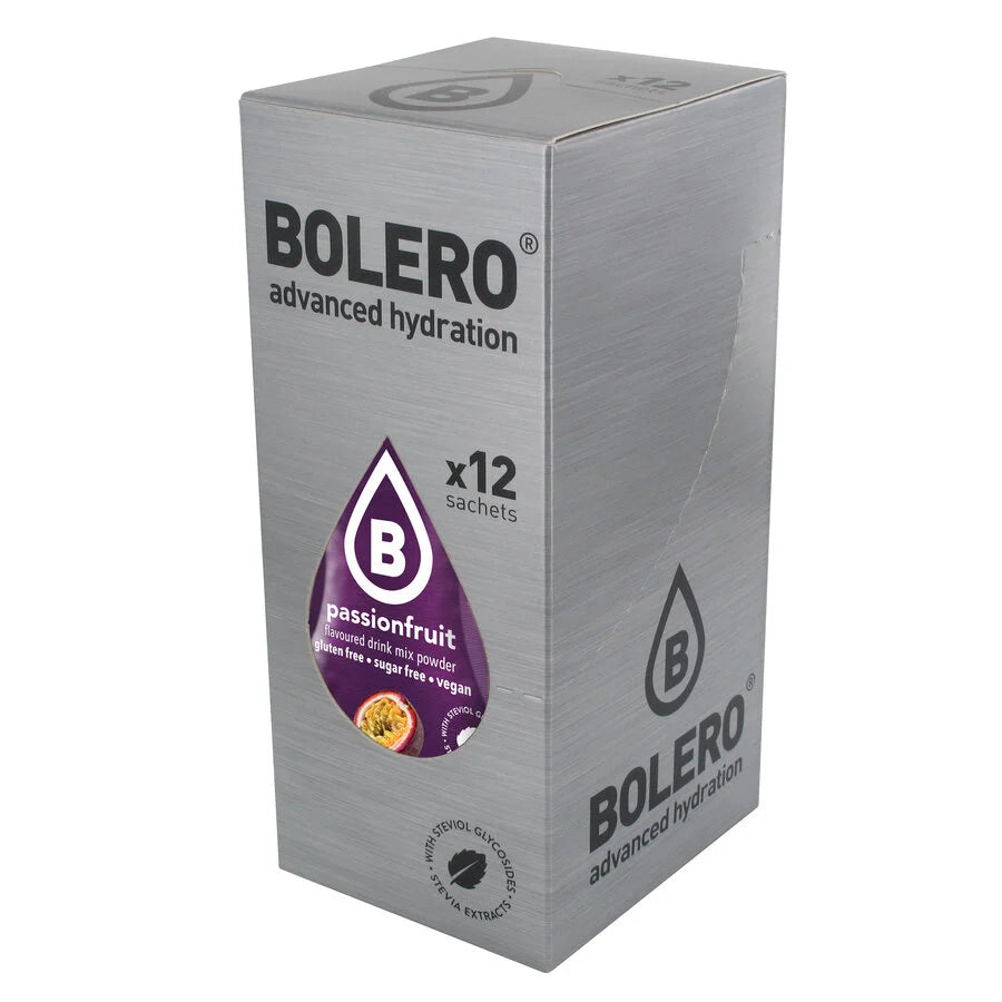 Bolero Advanced Hydration Passion Fruit, 12 Sachets | Sugar-Free Drink Mix, Makes 1.5 L – product photo