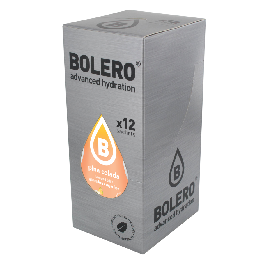 Bolero Advanced Hydration Pina Colada, 12 Sachets | Sugar-Free Drink Mix, Makes 1.5 L – product photo
