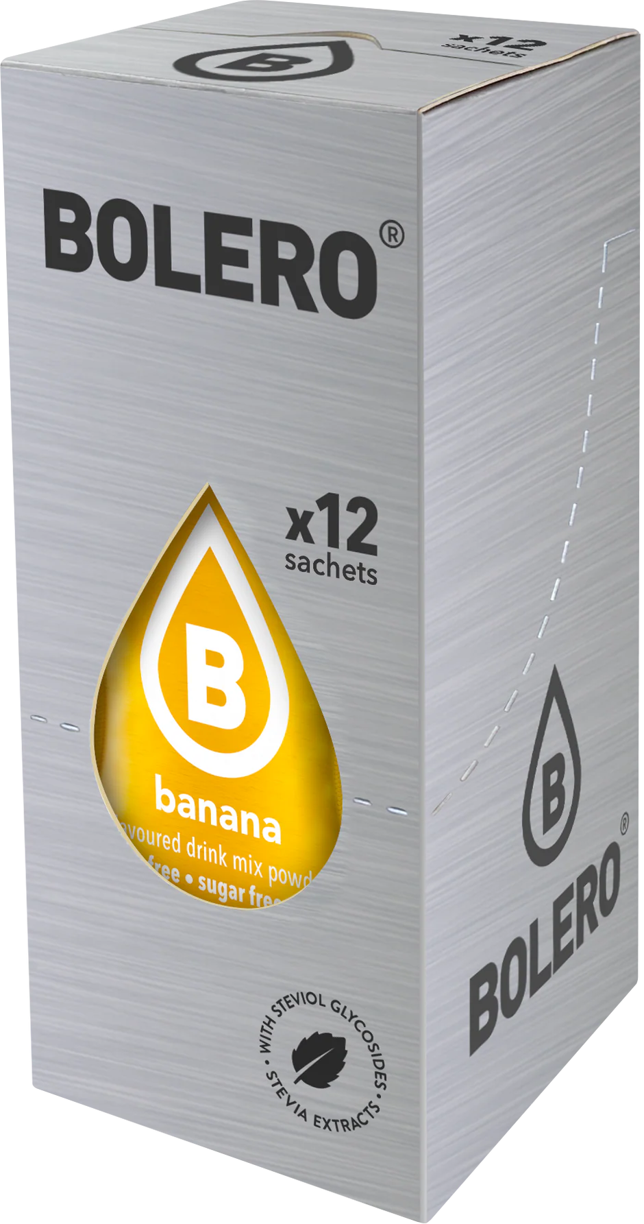 Bolero Banana, 12 Sachets | Sugar-Free Drink Mix, Makes 1.5–3 L – product photo