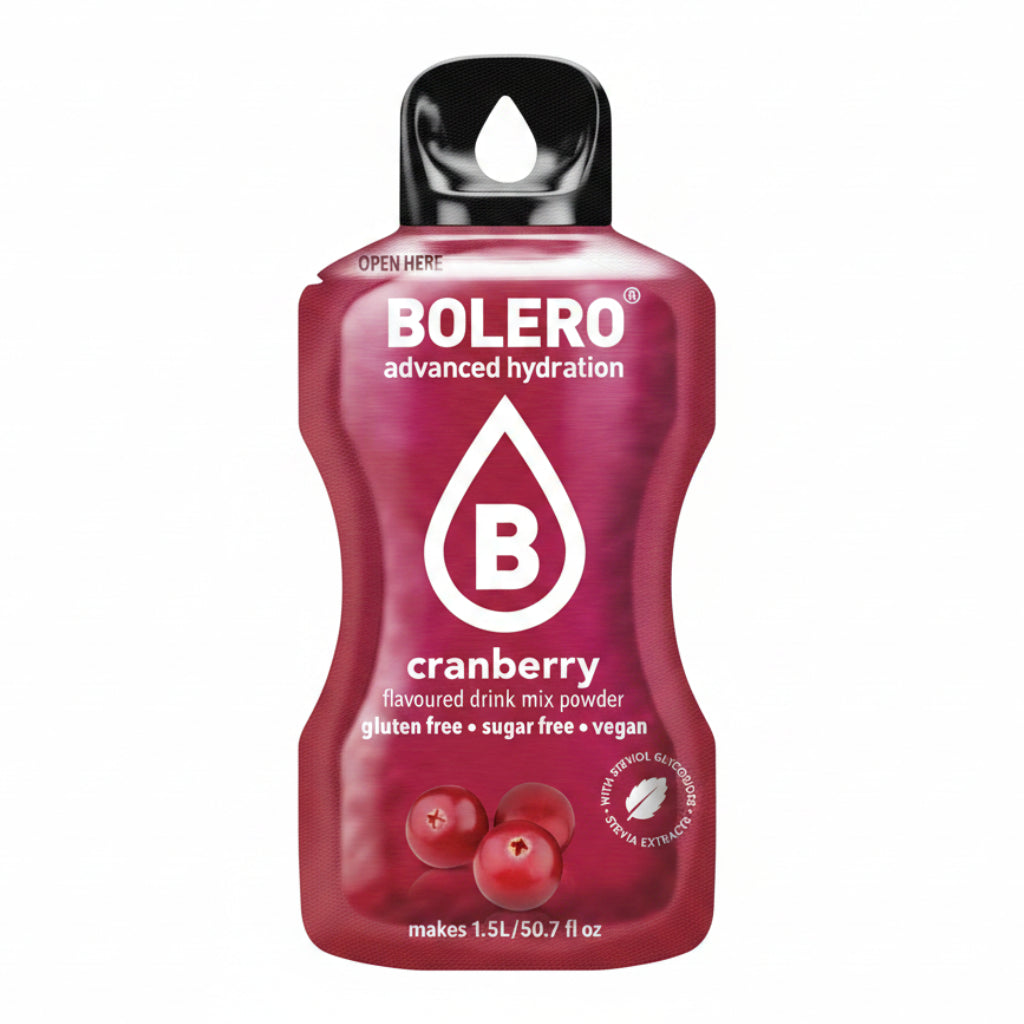 Bolero® Cranberry | 9g | 1,5L (12 Sachets)