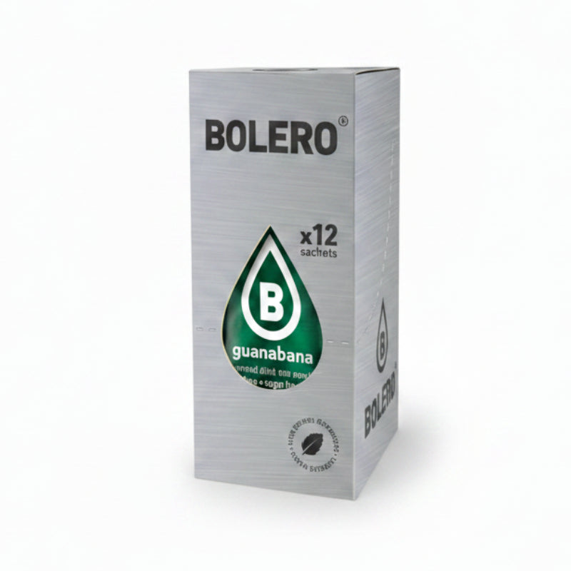 Bolero Guanabana, 12 Sachets | Sugar-Free Drink Mix with Stevia, Makes 1.5 L – product photo