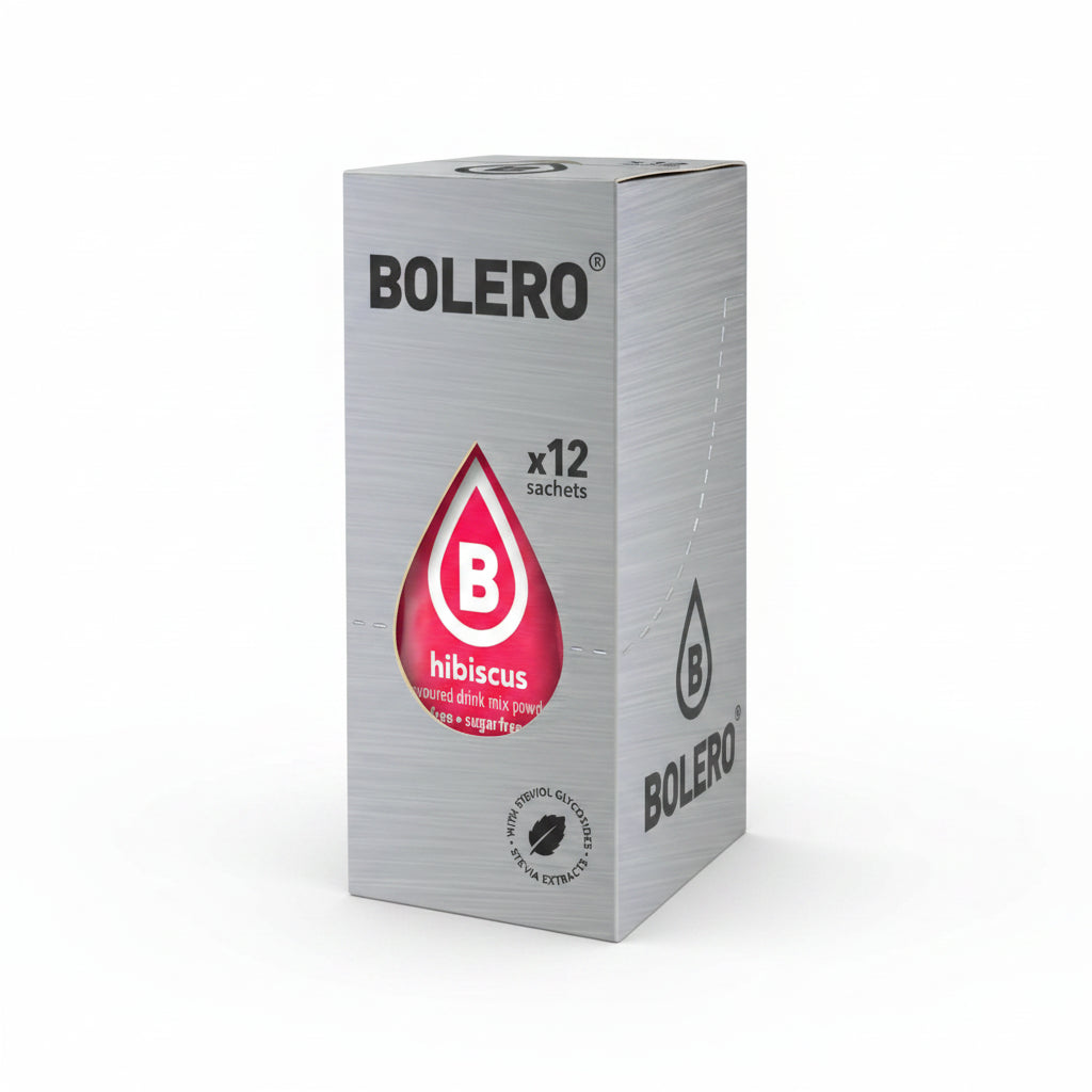 Bolero Hibiscus, 12 Sachets | Sugar-Free Drink Mix, Makes 1.5–3 L – product photo