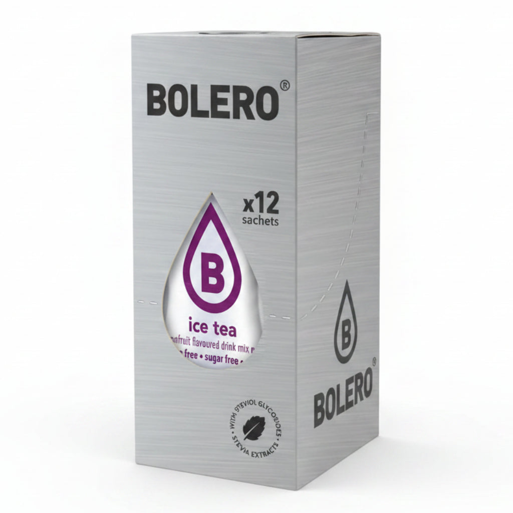 Bolero Ice Tea Passion Fruit, 12 Sachets | Sugar-Free Passion Fruit Iced Tea Mix – product photo