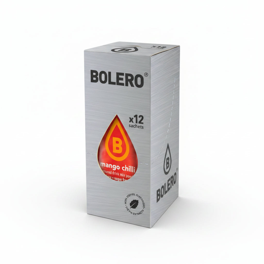 Bolero Mango Chilli, 12 Sachets | Sugar-Free Sweet & Spicy Drink Mix – product photo