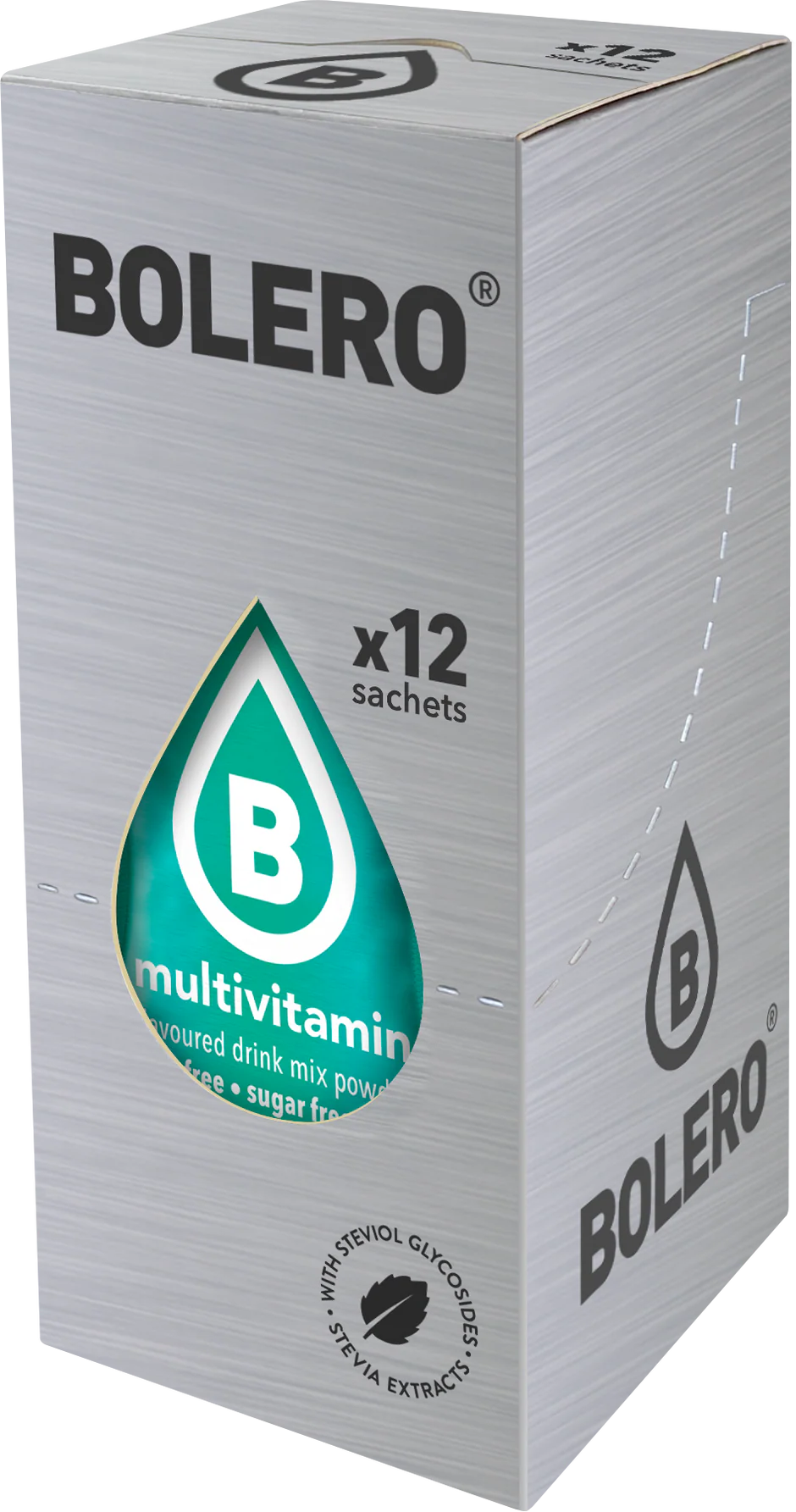 Bolero Multivit, 12 Sachets | Sugar-Free Tropical Drink Mix with Vitamins – product photo