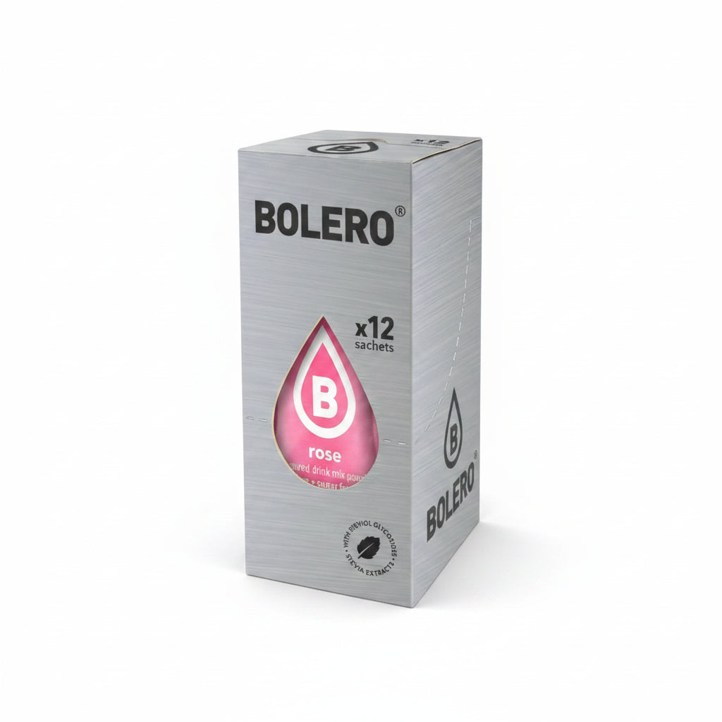 Bolero Rose, 12 Sachets | Sugar-Free Drink Mix, Makes 1.5–3 L – product photo