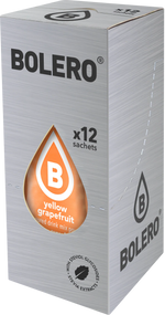 Bolero Yellow Grapefruit, 12 Sachets | Sugar-Free Bittersweet Citrus Drink Mix – product photo
