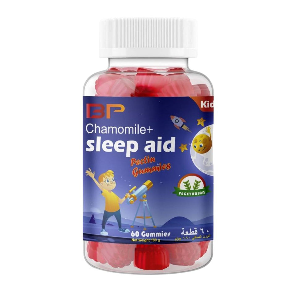 BP Sleep Aid + Chamomile, 60 Gummies | Chamomile, Melatonin and Vitamin B6 Gummies for Kids