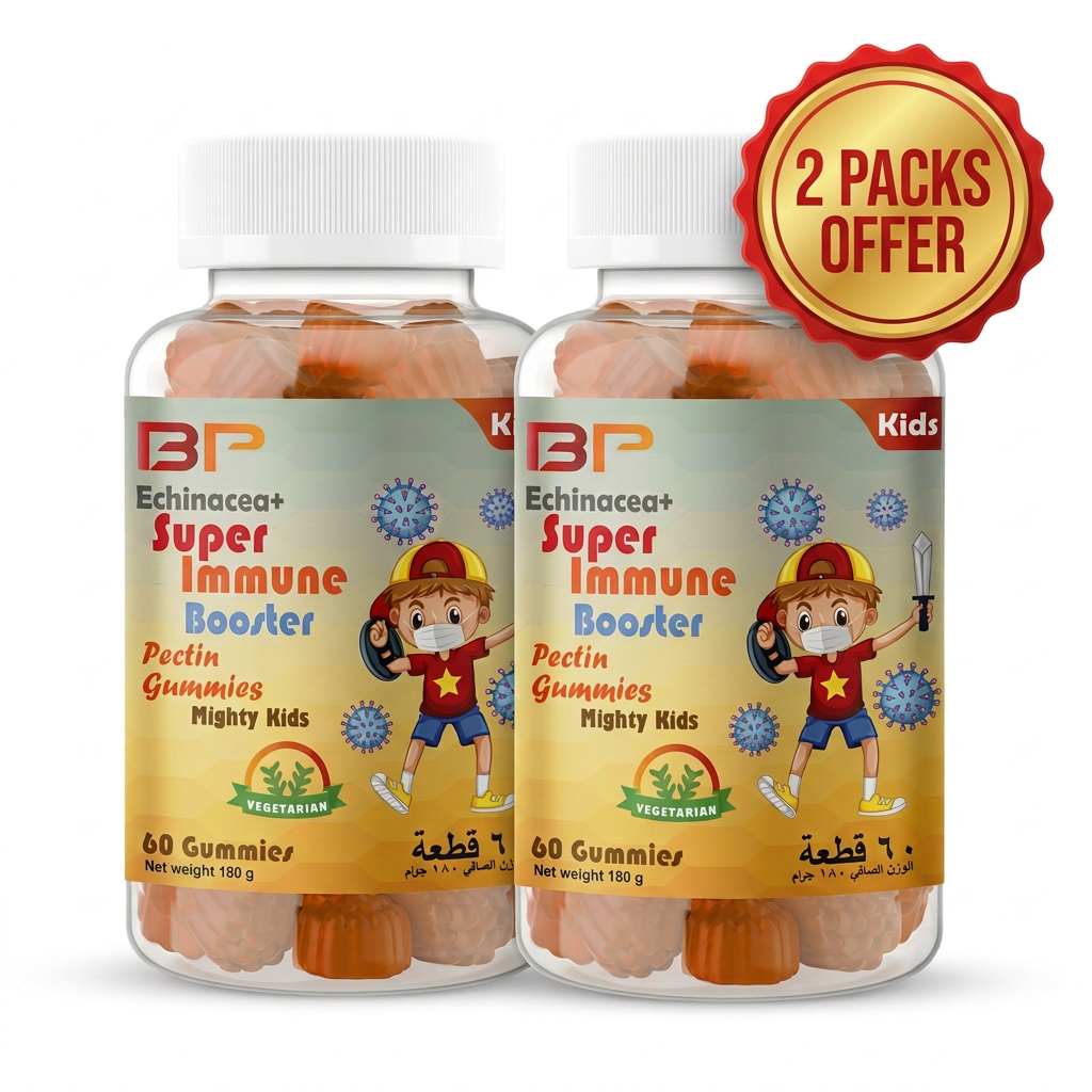 BP Super Immune Booster, 60 Gummies | Echinacea, Elderberry and Vitamins A, C and D Gummies