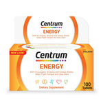 Centrum Energy, 100 Tablets | Multivitamin with B Vitamins, Ginseng & Ginkgo