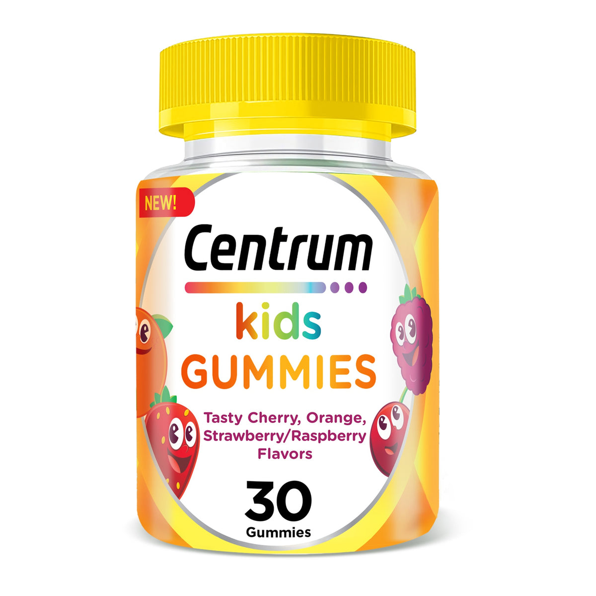 Centrum Kids Vitamins & Minerals, 30 Gummies | Fruity Multivitamin Gummies for Kids 4+