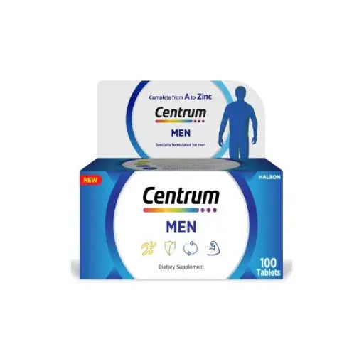 Centrum Men, 100 Tablets | Daily Multivitamin for Men