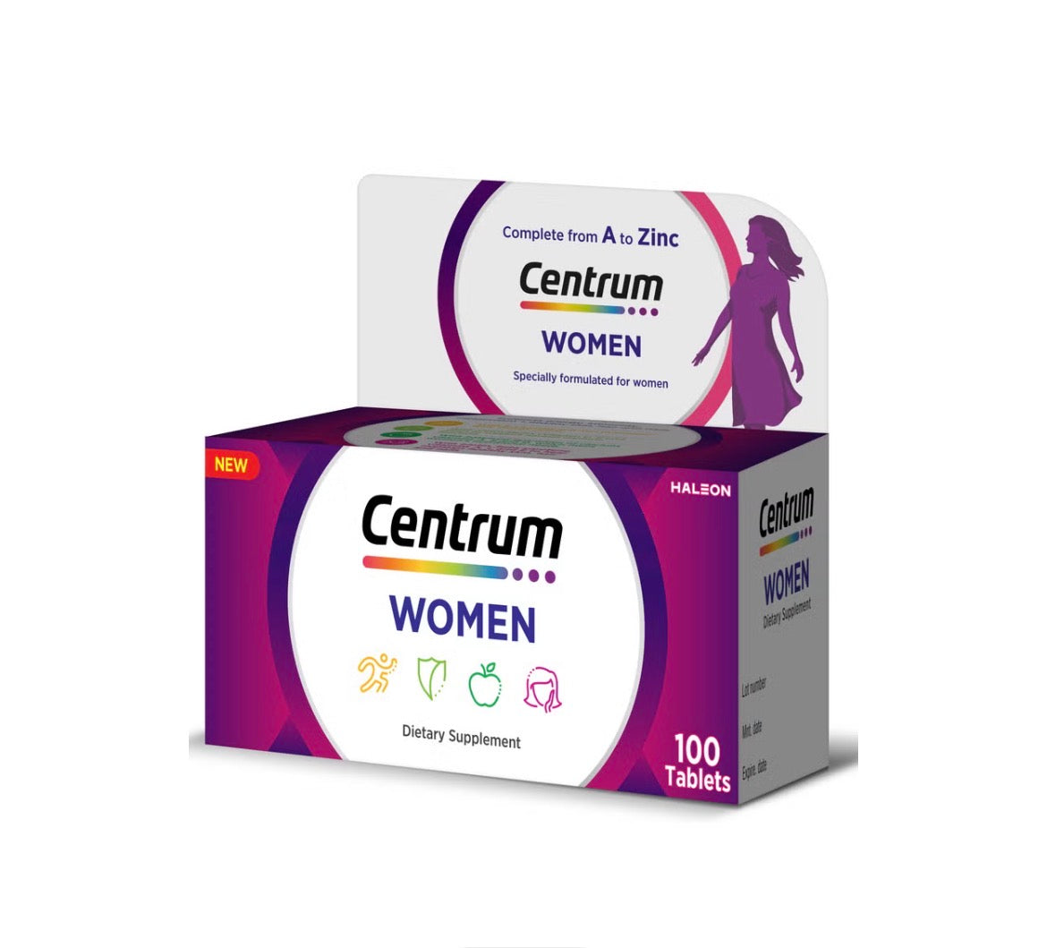 Centrum Women, 100 Tablets | Daily Multivitamin for Women – product photo