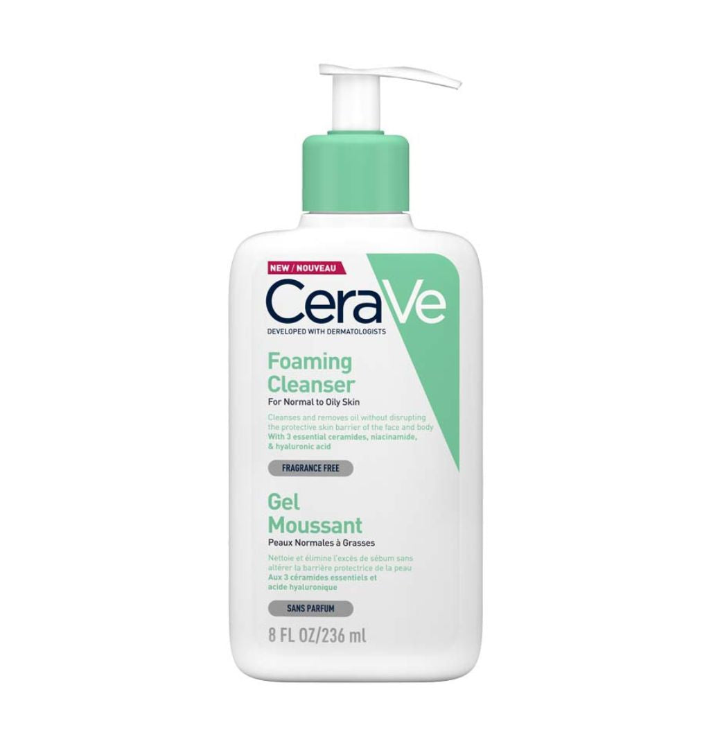 CeraVe Foaming Cleanser 236ml | Oil-Control Foaming Cleanse