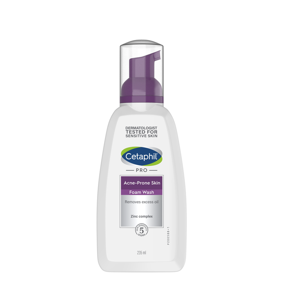 Cetaphil Derma Control Foam Wash 235ml | Oil-Control Foaming Cleanse