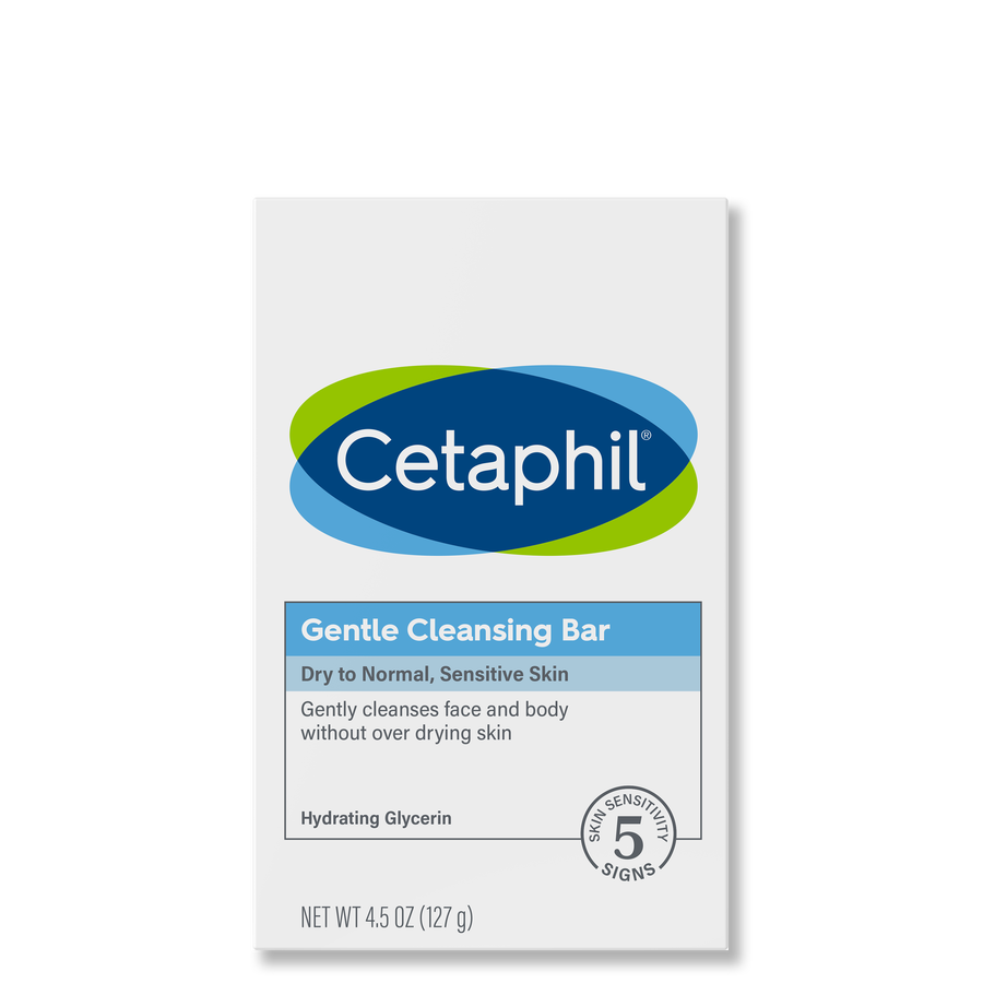Cetaphil Gentle Cleansing Bar 127g | Gentle Face & Body Cleansing
