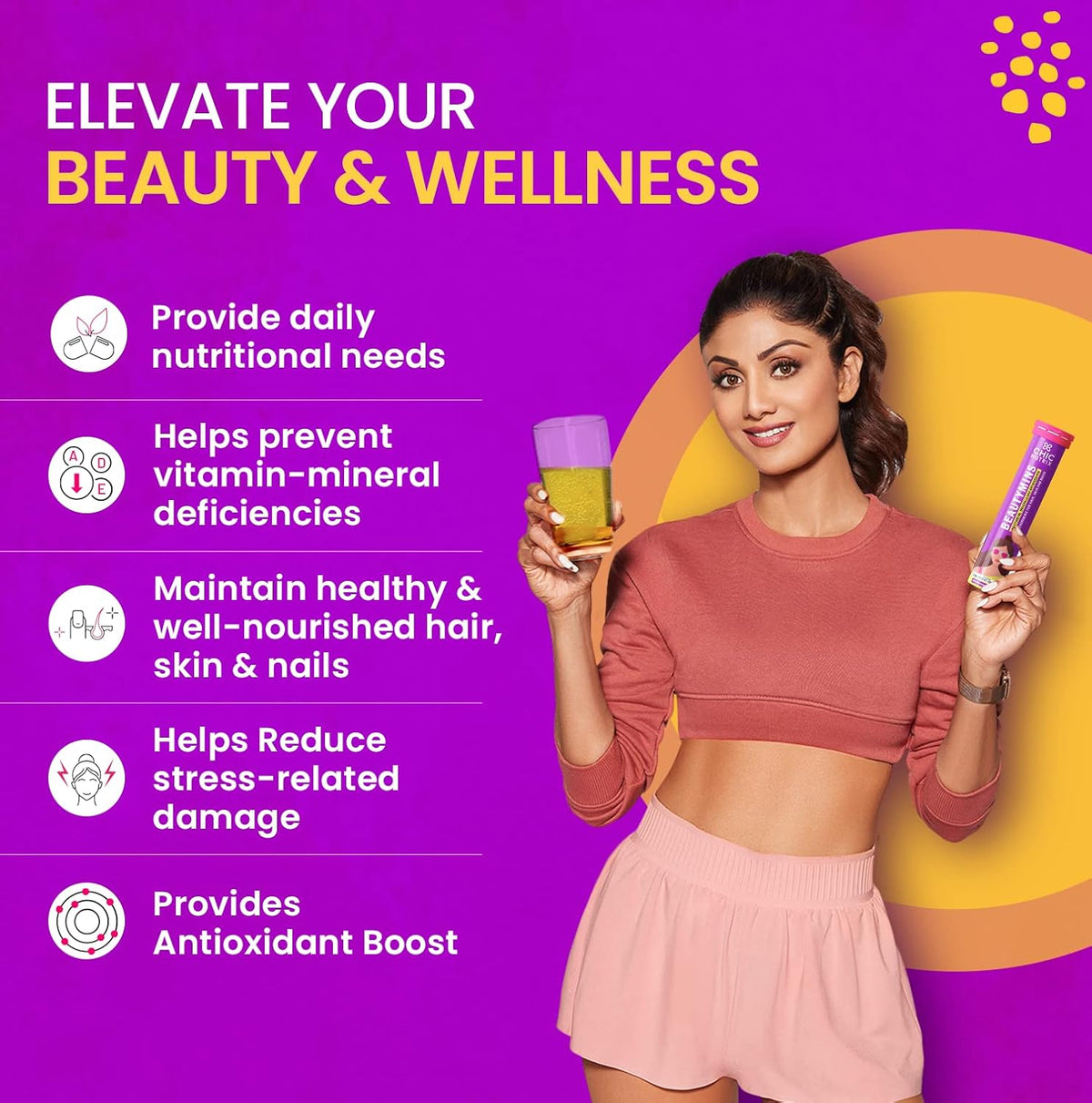 Chic Nutrix Beautymins Multivitamin for Women, 20 Effervescent Tablets – product photo