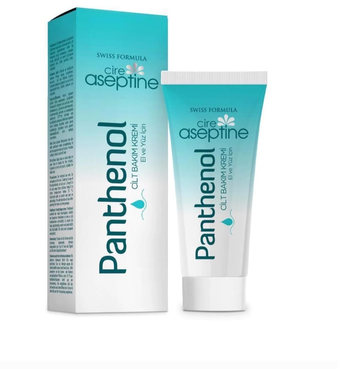 Cire Aseptine Panthenol Skin Care for Hands & Face Cream 100ml | Panthenol Hand & Face Care