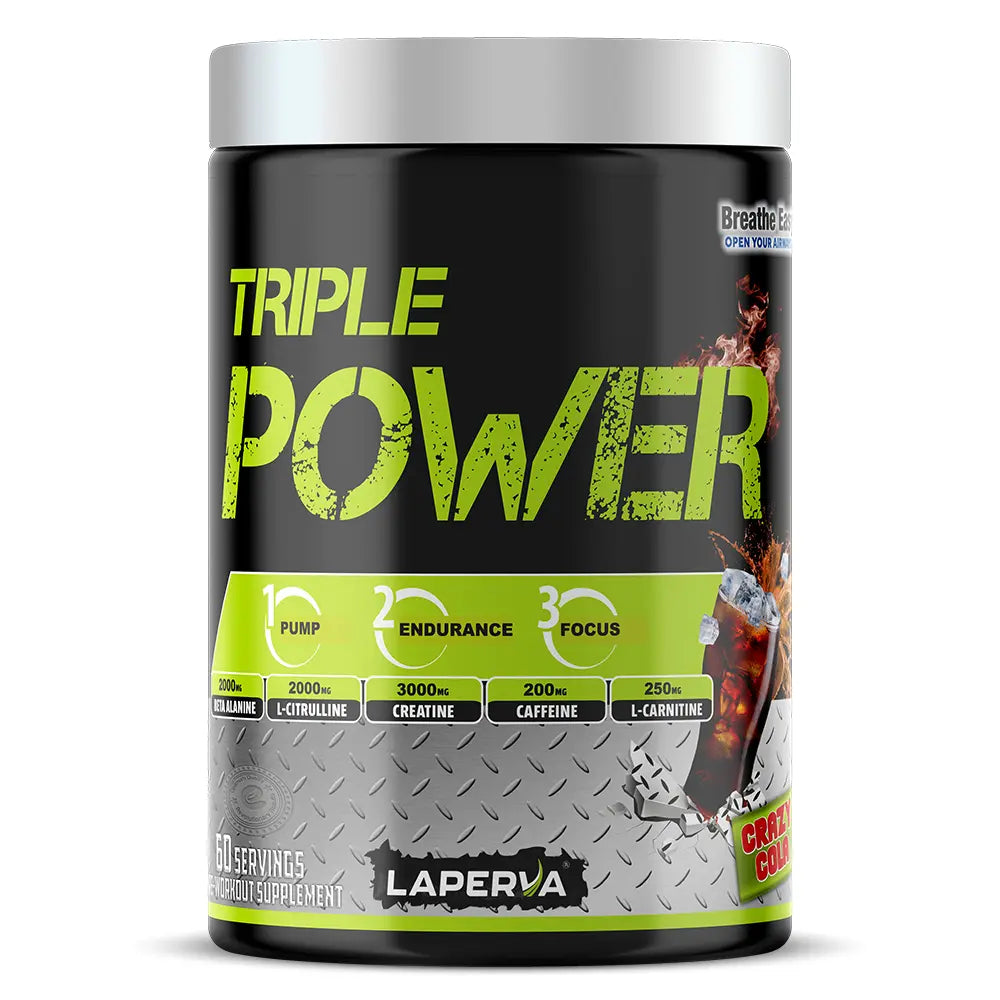 Triple Power Pre-Workout (3 Flavors) | 60 Servings