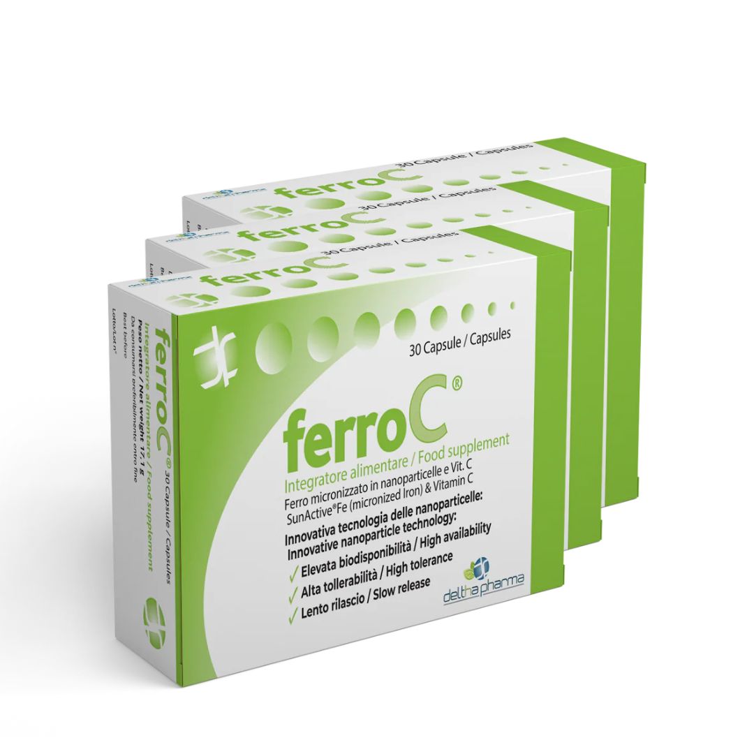 Dealtha Pharma FerroC 3-Pack, 30 Capsules