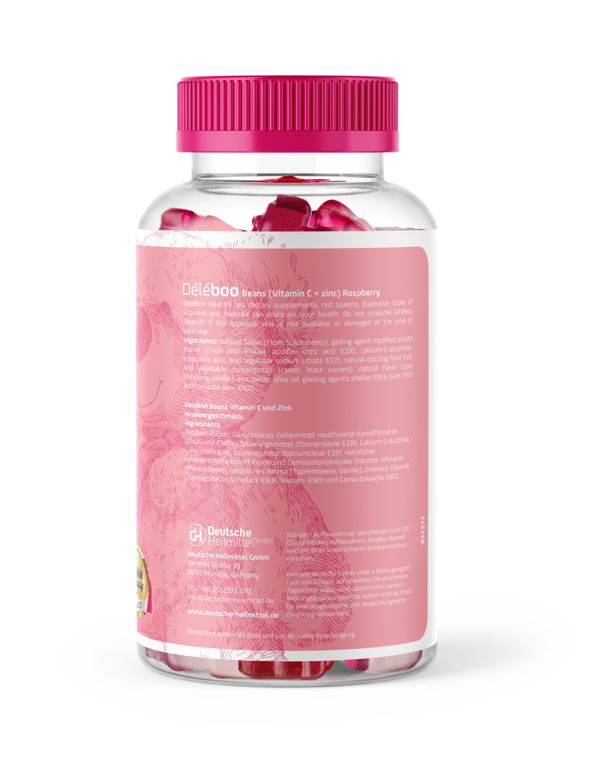 DéléBoo Vitamin C with Zinc Beans, 90 Gummies – product photo
