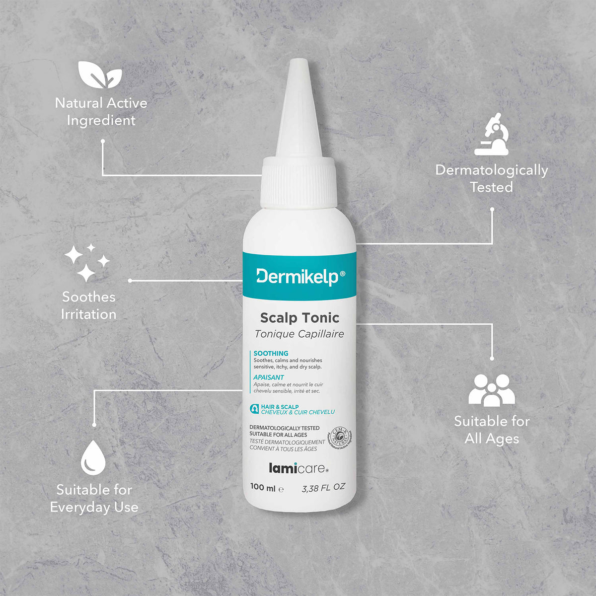 Dermikelp Soothing Scalp Tonic 100ml – product photo