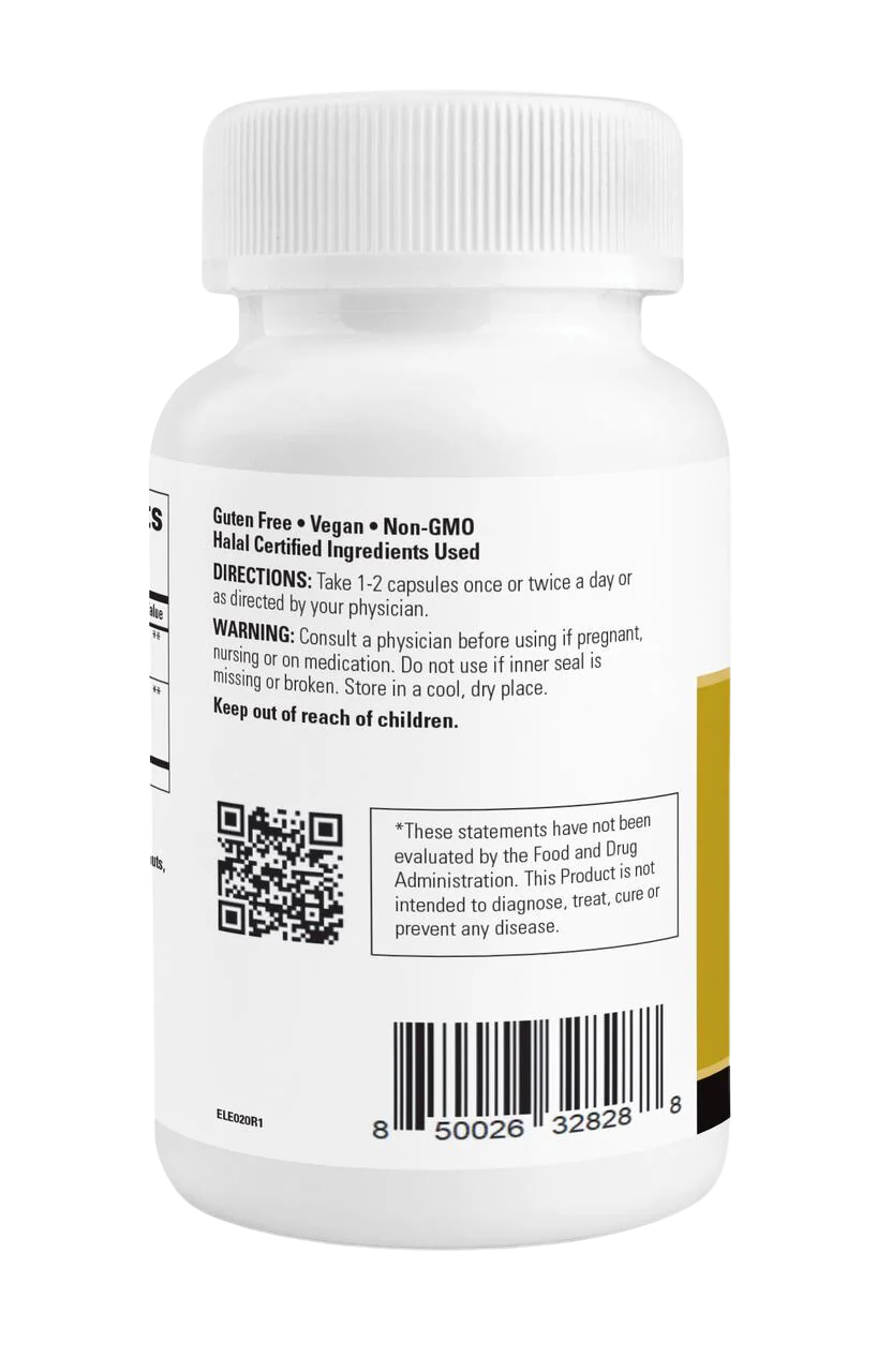Dr WellMe Organic Lion's Mane Mushroom Extract 500mg | 90 Capsules – product photo