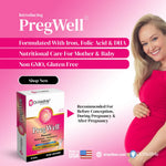 Dr WellMe PregWell Prenatal Multivitamin With DHA | 30 Tablets – product photo