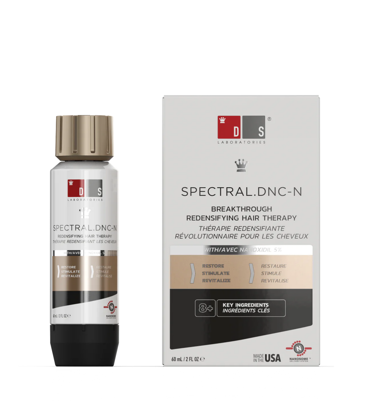 DS Laboratories Spectral.DNC-N Hair Density Serum with Nanoxidil 5% 60ml – product photo
