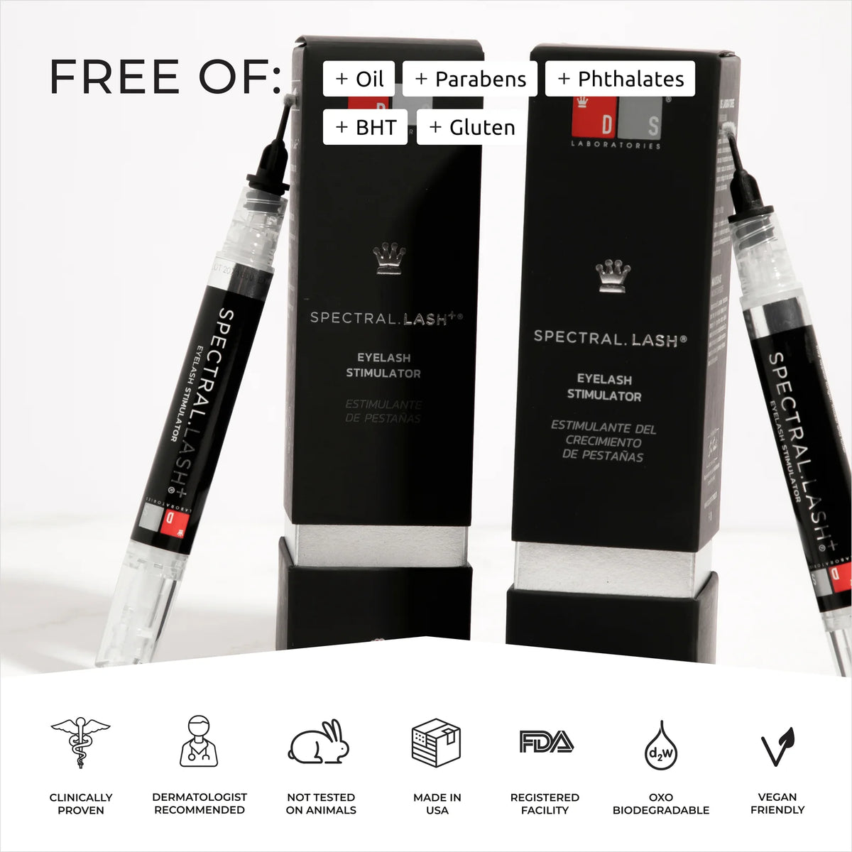 DS Laboratories Spectral.LASH Advanced Eyelash Conditioning Serum 2.4ml – product photo